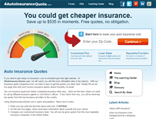 Tablet Screenshot of 4autoinsurancequote.com